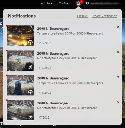 view notifications